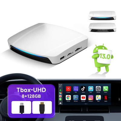 CPC200-TBox UHD TV Box Android 13 SDM 660 8Gb Wireless Adapter Carplay 4K HD Video Output Online Video FOTA
