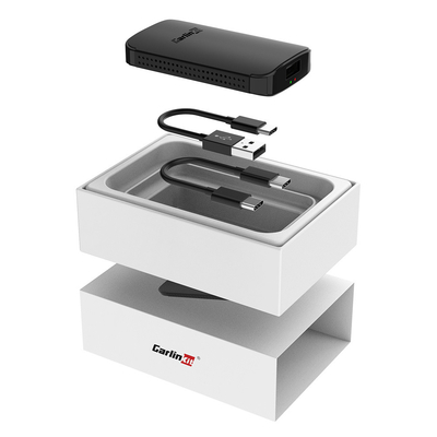 Wired To Wireless Android Auto A2A Adapter With Multi Language Compatible with Android 11.0+