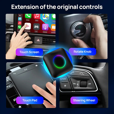 CPC200-Tbox Ambient USB Ai Box Wireless Adapater Carplay Android 13.0 Compatible 2016-2022 With Wired Carplay Car