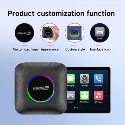 Multi-media TBox CPC200-tbox ambient  Wireless Adapter Carplay & android auto AI Box  Android 13 8+128GB QCM6225 8-core TV Auto