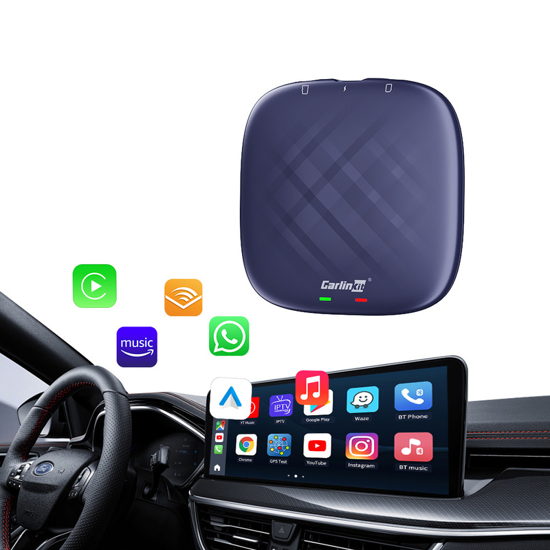 Carplay AI BOX Tbox-S Model Sim Card GPS Navigation 4+64G Wireless Adapter Carplay Ai Box Android 13 Car Play