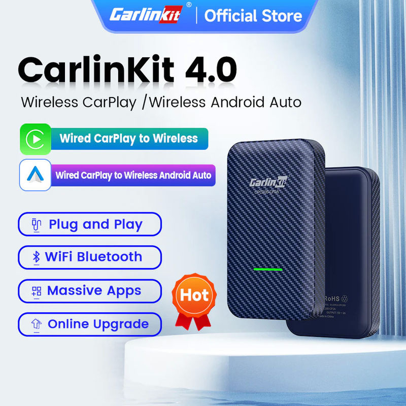 Wireless Android Auto And Carplay Adapter Usb Dongle